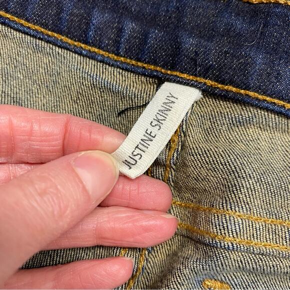 Rag & Bone Denim Blue Jeans Harrow Skinny Pants Dark Wash Womens Size 28 - Picture 2 of 8